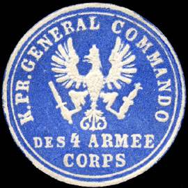 Königlich Preussische General Commando des 4. Armee Corps