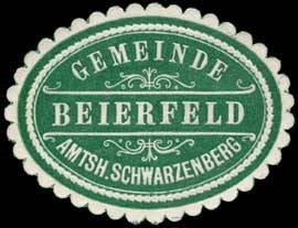 Gemeinde Beierfeld - Amtshauptmannschaft Schwarzenberg