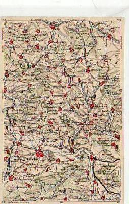 Eschwege Wanfried Allendorf AK als Landkarte vor 1945