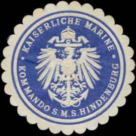 K. Marine Kommando S.M.S. Hindenburg