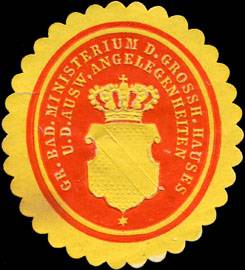 Grosses Badisches Ministerium des Grossherzoglichen Hauses und der Auswärtigen Angelegenheiten