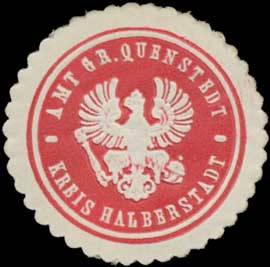 Amt Gr. Quenstedt Kreis Halberstadt