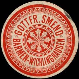 Gottfried Smend - Barmen-Wichlinghausen