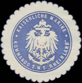 K. Marine Kommando S.M.S. Rheinland