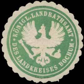 Königl. Landrathsamt des Landkreises Bochum