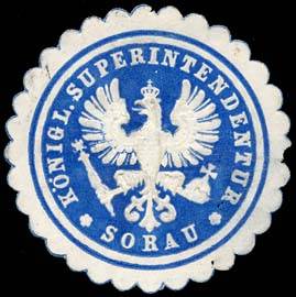 Königliche Superintendentur - Sorau