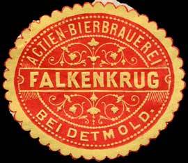 Actien - Bierbrauerei Falkenkrug bei Detmold