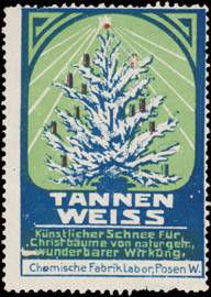 Tannenweiss für den Weihnachtsbaum