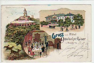 Rossla Roßla Harz mit Kyffhäuser 1901