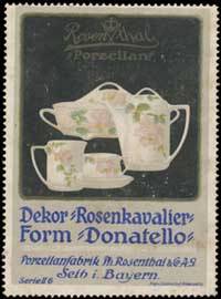 Rosenthal Porzellan Dekor Rosenkavalier