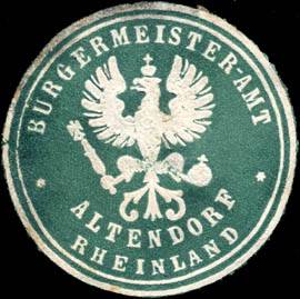 Bürgermeister - Amt - Altendorf - Rheinland