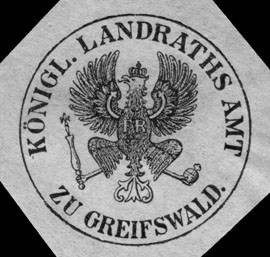 Königliche Landraths Amt zu Greifswald