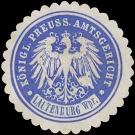 K. Pr. Amtsgericht Lautenburg/Westpreußen