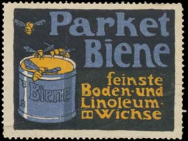 Parket Biene feinste Boden und Linoleum-Wichse