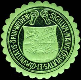 Sigillum - Maius - Cosulatus - Et - Comunitatis - Opidi - Weiden