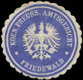 Koen. Preuss. Amtsgericht Friedewald