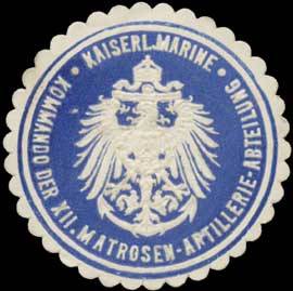K. Marine Kommando der XII. Matrosen-Artillerie-Abteilung