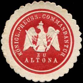 K. Pr. Commandantur zu Altona