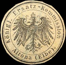 Königliche Ersatz - Kommission Altona (Elbe)