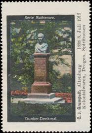 Dunker Denkmal in Rathenow