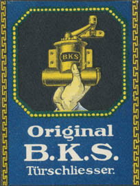 Original B.K.S. Türschliesser