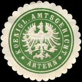 Koenigliches Amtsgericht - Artern