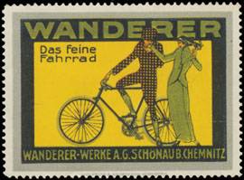 Wanderer das feine Fahrrad