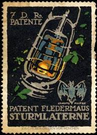 Patent Fledermaus Sturmlaterne