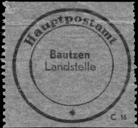 Hauptpostamt Bautzen Landstelle