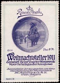 Rosenthal Weihnachtsteller 1911