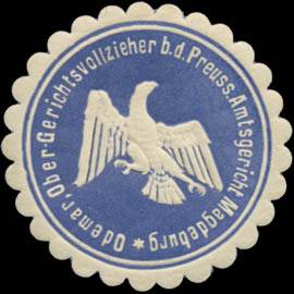 Odemar Ober-Gerichtsvollzieher b. d. K.Pr. Amtsgericht Magdeburg