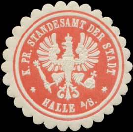 K.Pr. Standesamt der Stadt Halle/S.