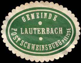 Gemeinde Lauterbach - Post Schweinsburg / Pleisse