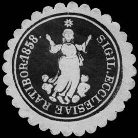 Sigillum Ecclesiae Ratibor 1858