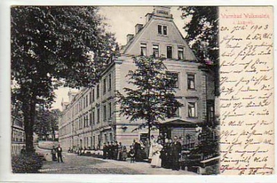 Warmbad Wolkenstein Erzgebirge 1903