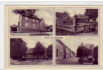 Gebstedt mit Gasthaus und Schule ca 1940