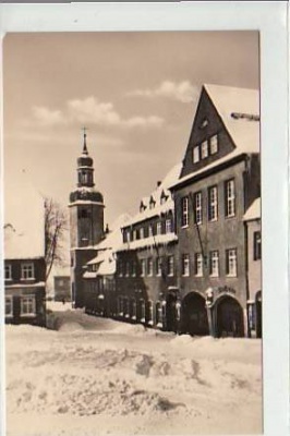 Wolkenstein Erzgebirge Winter 1963