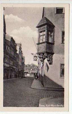 Pirna an der Elbe Karl-Marx-Straße 1954