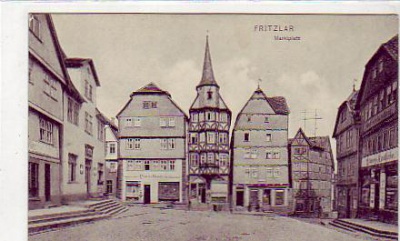 Fritzlar Marktplatz ca 1910