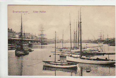 Bremerhaven Alter Hafen ca 1910