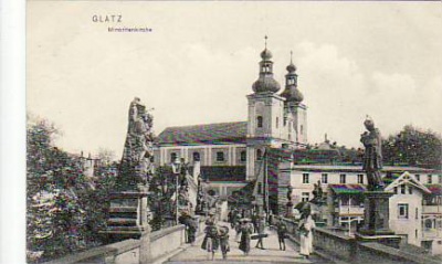Glatz Schlesien Kirche ca 1915