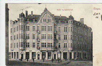 Glogau Schlesien Hotel Tschammerhof 1906