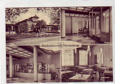 Magdeburg Parkrestaurant Herrenkrug 1959