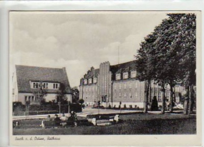 Ostseebad Barth Darss Rathaus ca 1940