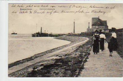 Bremerhaven Deichpromenade 1915