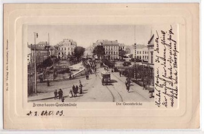 Bremerhaven Geestermünde Strassenbahn 1903