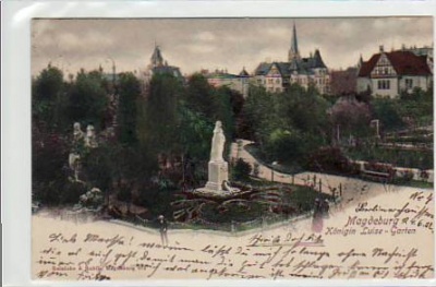 Magdeburg Königin Luise-Garten 1902