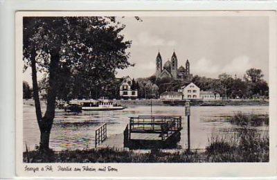 Speyer am Rhein Fähre Pfalz 1961