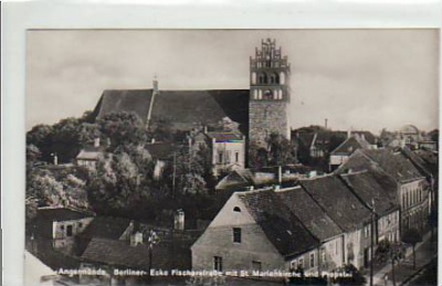 Angermünde Berliner-Ecke Fischerstraße ca 1930