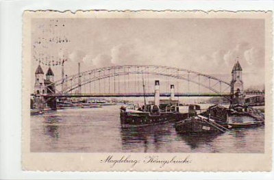 Magdeburg Königsbrücke,Dampfer 1913